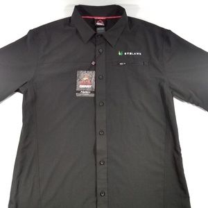 GERRY MILE HI & DRI MENS SHORT SLEEVE BUTTON UP